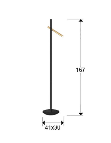 PIE SALÓN VARAS 2 LUCES