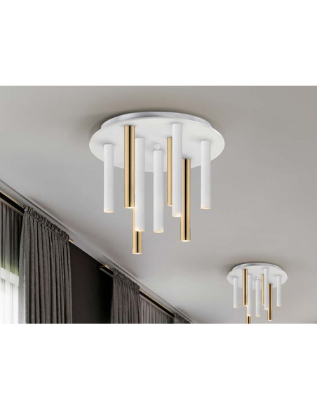 PLAFÓN VARAS 9 LUCES