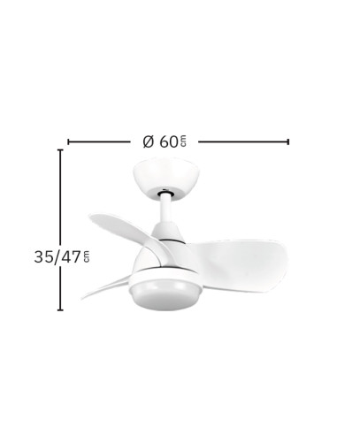 Ventilador de techo PIRDO 24W