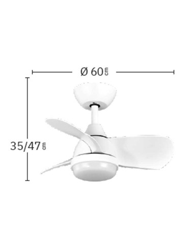 Ventilador de techo PIRDO 24W