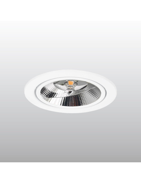 Empotrable modelo ARO RCAQR41-WH en color Blanco para 1xGU10 (no incluida)