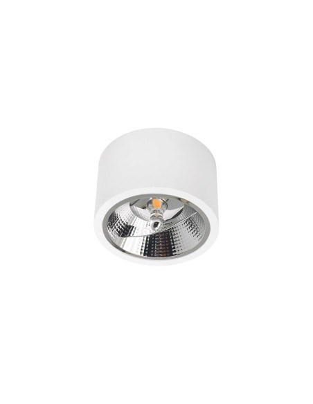 Plafón de techo modelo ARO SUPERFICIE MX8210-WH en color Blanco para 1xGU10 (no incluida)