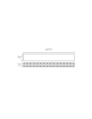 Aplique de pared modelo MX1362-BK en color Negro