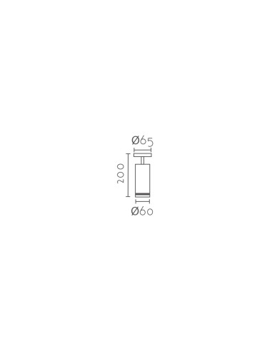 Plafón de techo modelo MX7502 para 1xGU10 (no incluida)
