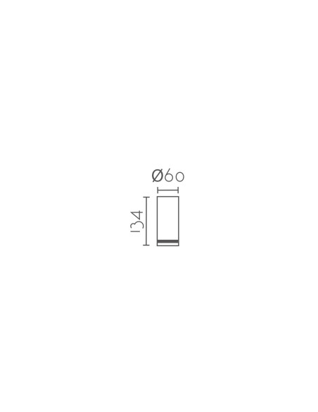 Plafón de techo modelo MX7504 para 1xGU10 (no incluida)