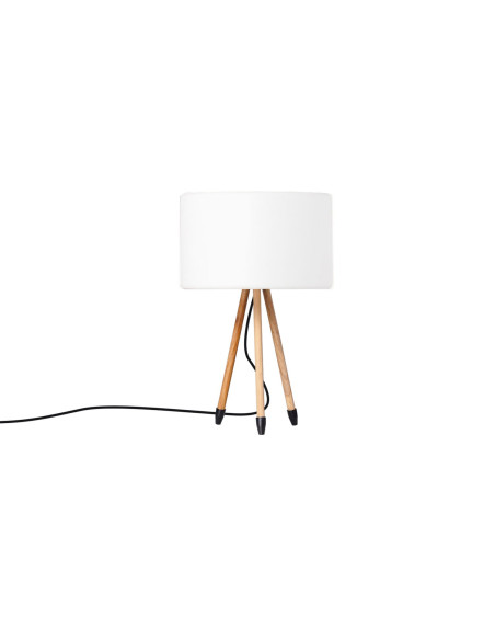 Lámpara de mesa modelo EX1356-NAT en color Natural para 1xE27 (no incluida)