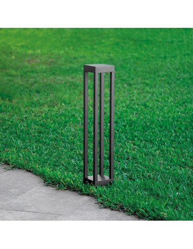 Baliza de suelo modelo BALIZA EX1357-BK en color Negro