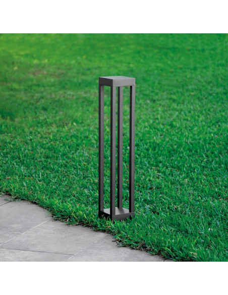 Baliza de suelo modelo BALIZA EX1357-BK en color Negro