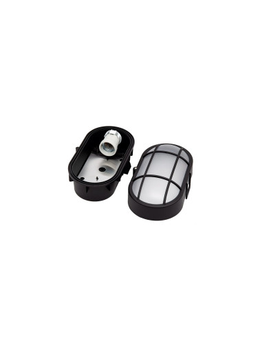 Aplique de pared modelo EX1047-BK en color Negro para 1xE27 (no incluida)