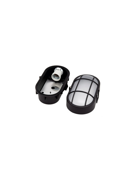 Aplique de pared modelo EX1047-BK en color Negro para 1xE27 (no incluida)