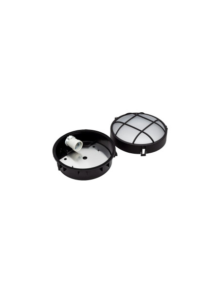 Aplique de pared modelo EX1048-BK en color Negro para 1xE27 (no incluida)