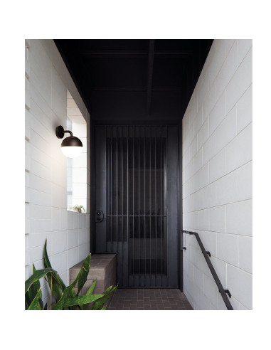Aplique de pared modelo EX1045-BK en color Negro para 1xE27 (no incluida)