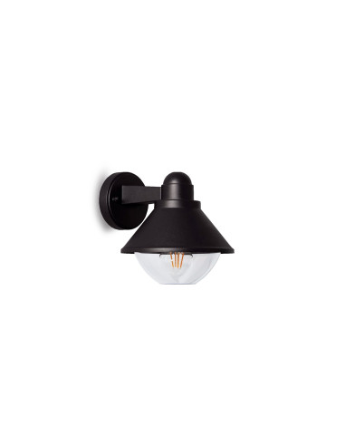 Aplique de pared modelo EX1368-BK en color Negro para 1xE27 (no incluida)