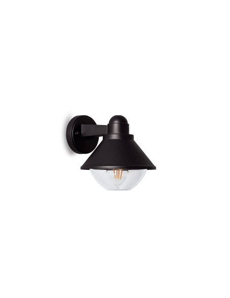 Aplique de pared modelo EX1368-BK en color Negro para 1xE27 (no incluida)