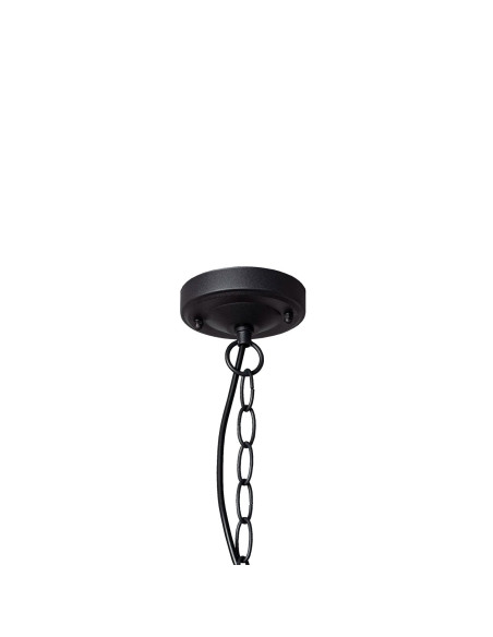 Lámpara colgante modelo EX1367-BK en color Negro para 1xE27 (no incluida)