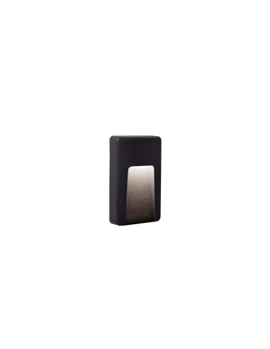 Aplique de pared modelo EX1021-BK en color Negro