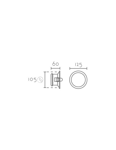 Empotrable modelo DL1911-10W en color Blanco