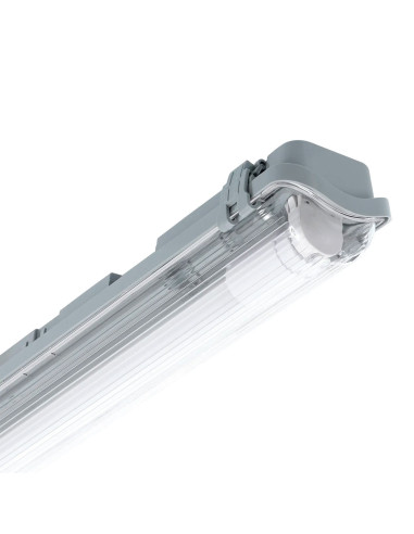 Plafón de techo modelo PANTALLA IP65 1X1500 en color Blanco para 1xG13 (no incluida)
