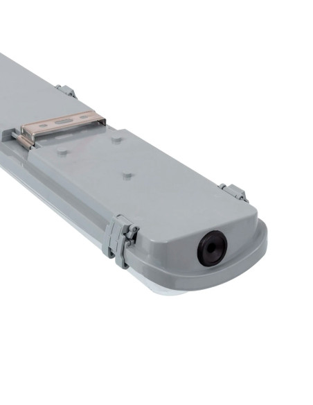 Plafón de techo modelo PANTALLA IP65 2x1200 en color Blanco para 2XG13 (no incluida)