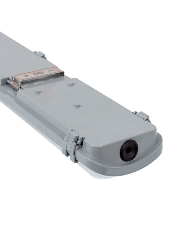 Plafón de techo modelo PANTALLA IP65 2x1500 en color Blanco para 2XG13 (no incluida)