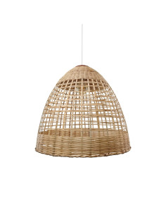 Lámpara colgante modelo MARBELLA en color Natural para 1xE27 (no incluida)