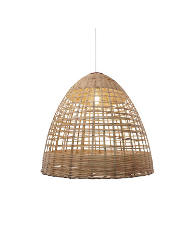 Lámpara colgante modelo MARBELLA en color Natural para 1xE27 (no incluida)