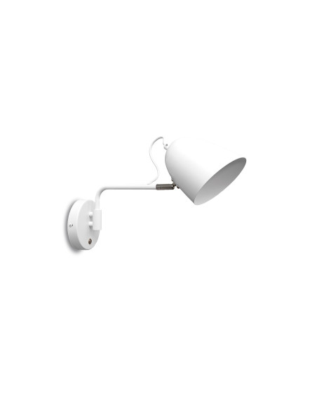 Aplique de pared modelo MB2257-WH en color Blanco para 1xE27 (no incluida)