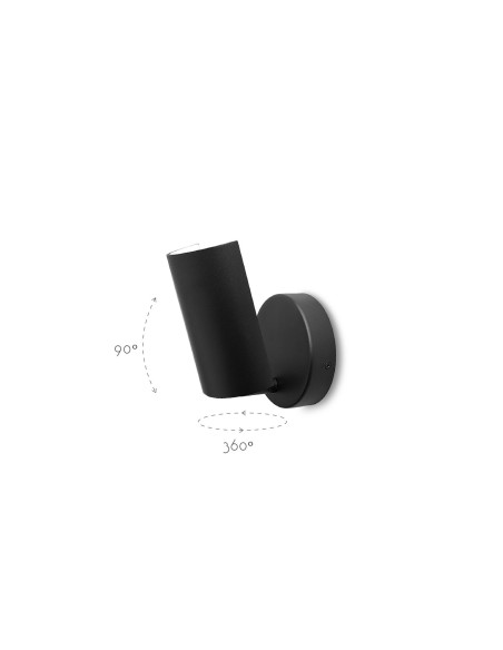 Aplique de pared modelo MB2251 para 1xE14 (no incluida)
