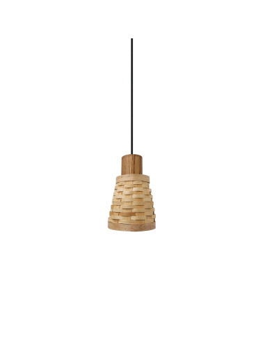 Lámpara colgante modelo MD2450-NAT en color Natural para 1xE27 (no incluida)
