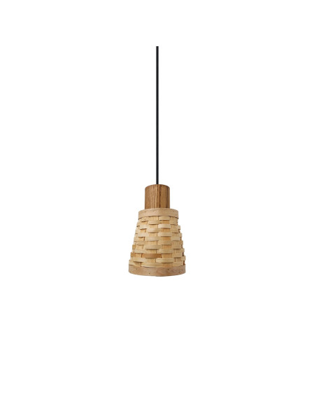 Lámpara colgante modelo MD2450-NAT en color Natural para 1xE27 (no incluida)