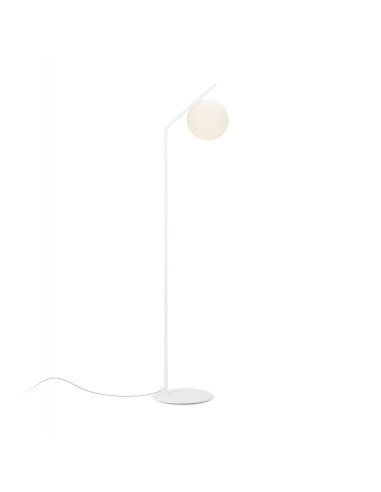 Lámpara de pie modelo ML4053-WH en color Blanco para 1xE27 (no incluida)