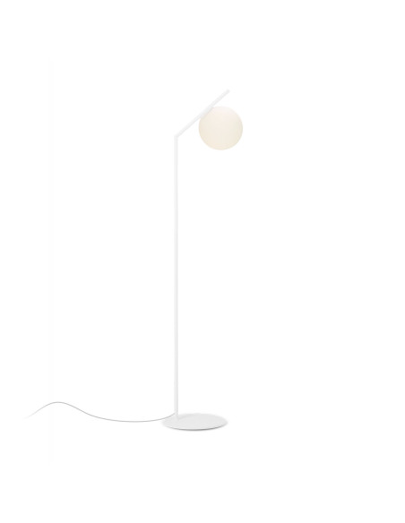 Lámpara de pie modelo ML4053-WH en color Blanco para 1xE27 (no incluida)
