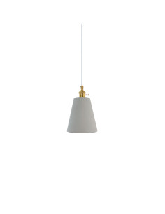 Lámpara colgante modelo CM5043 en color Cemento para 1xE27 (no incluida)