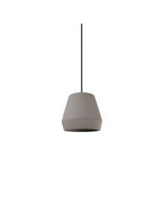 Lámpara colgante modelo CM5033 en color Cemento para 1xE27 (no incluida)