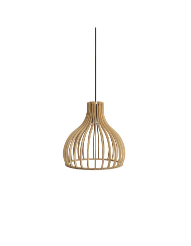 Lámpara colgante modelo MAGNOLIA en color Natural para 1xE27 (no incluida)