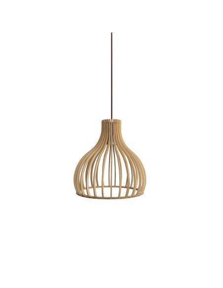 Lámpara colgante modelo MAGNOLIA en color Natural para 1xE27 (no incluida)