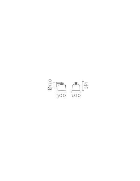 Aplique de pared modelo MB6130-BK en color Natural, Negro