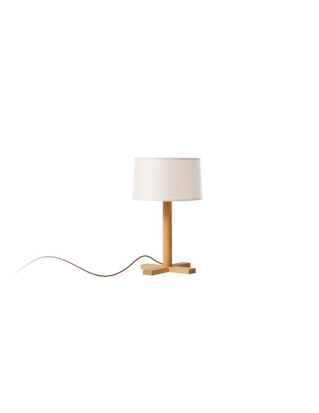 Lámpara de mesa modelo YASMINA en color Natural para 1xE27 (no incluida)