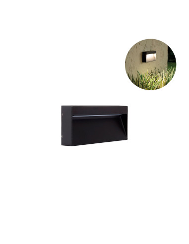 Aplique de pared modelo EX1008-BK en color Negro