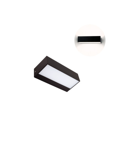 Aplique de pared modelo EX1010-BK en color Negro