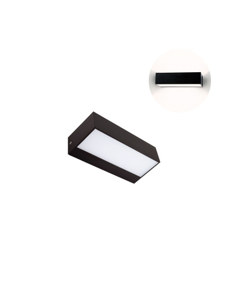 Aplique de pared modelo EX1010-BK en color Negro
