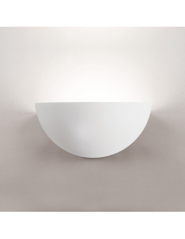 Aplique de pared modelo HULA 280 en color Blanco para 1xE27 (no incluida)