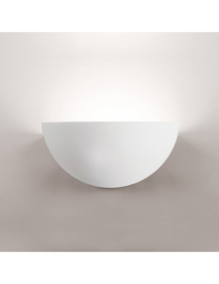 Aplique de pared modelo HULA 280 en color Blanco para 1xE27 (no incluida)