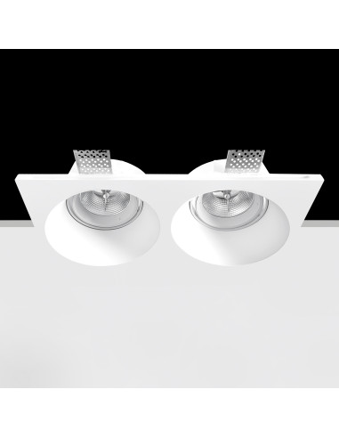 Empotrable modelo LIMA en color Blanco para 2xGU10 (no incluida)