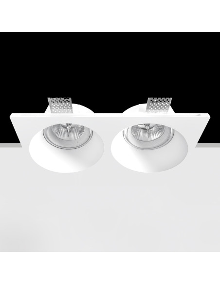Empotrable modelo LIMA en color Blanco para 2xGU10 (no incluida)
