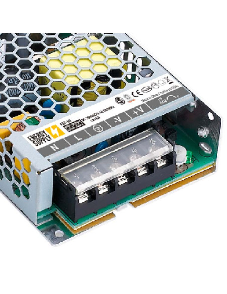 Fuente de Alimentación Switching Metalica 24V 60W 2.5A - Interior