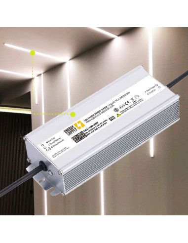 Fuente Switching 24V 4.2A 100W, 90-264VAC Exterior IP67