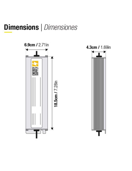 Fuente Switching 24V 4.2A 100W, 90-264VAC Exterior IP67