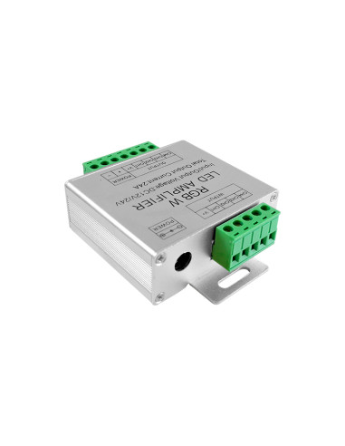 Amplificador RGB y Blanco PWM, DC 12-24V 120-240W 10A