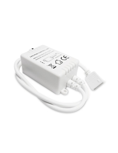 Controlador IR y Control Remoto RGB 24 botones, 12-24V 72-144W 6A